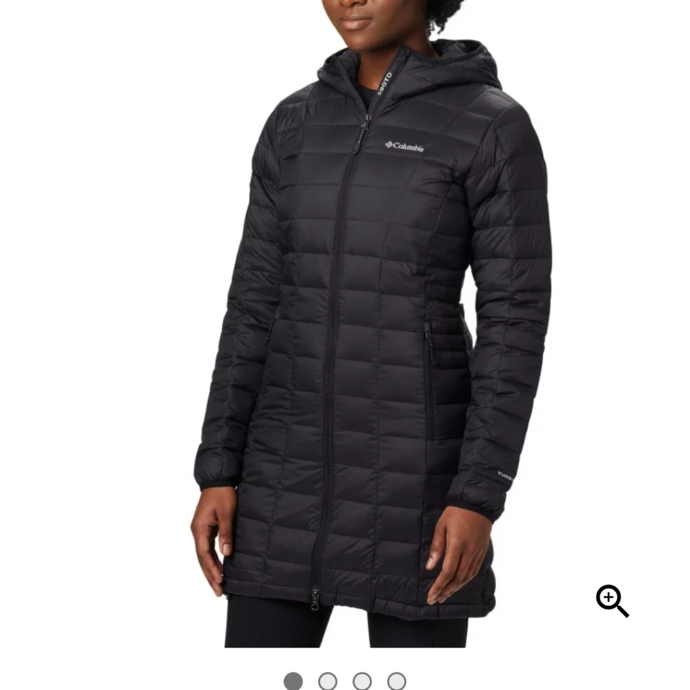 Columbia women's voodoo falls 590 TurboDown mid Jacket deep red or  burgundy